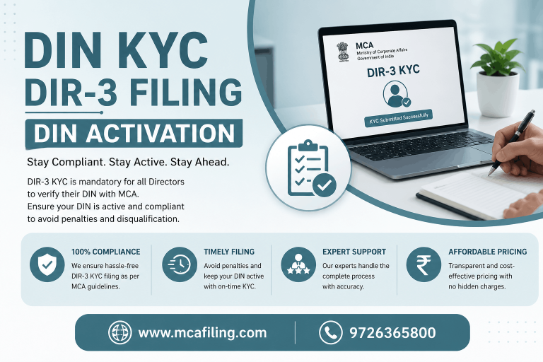 DIN KYC (DIR-3) Filing – DIN Activation