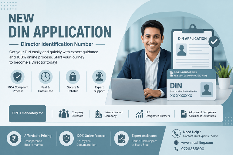New DIN Application (Director Identification Number)