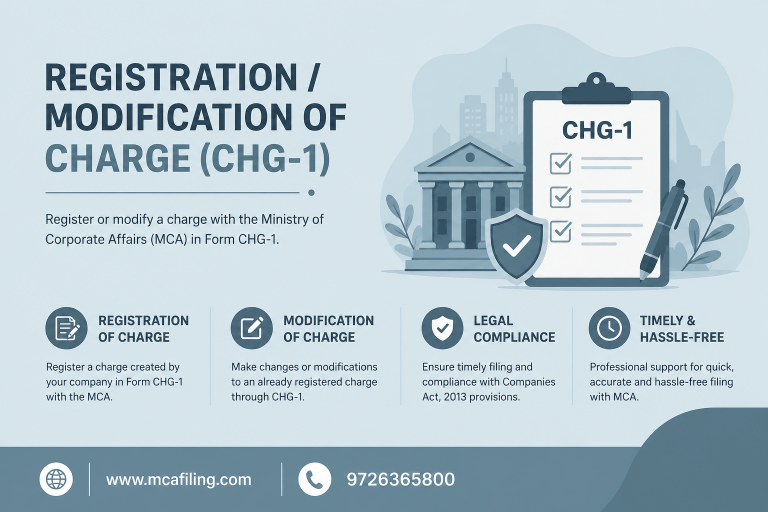 Registration Modification of Charge (CHG-1)